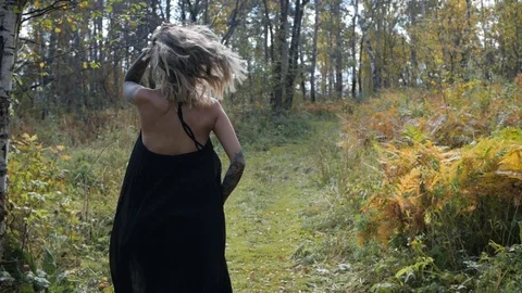 Hair develops when running Video stock 116771373