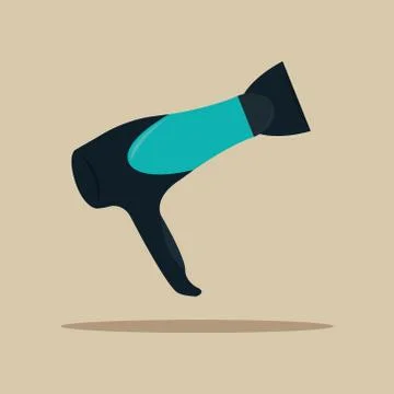 Hair dryer vector Stock Illustration