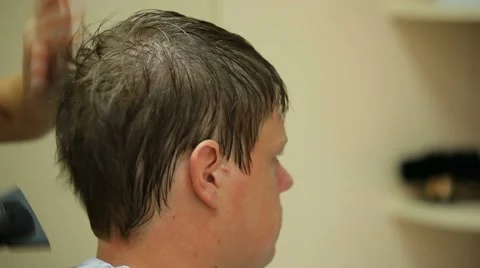 Hair Drying Video stock 52637684