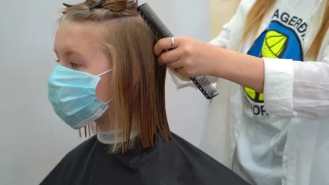 Hair drying Stock Footage 146359307