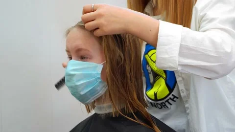 Hair drying Stock Footage 146359313