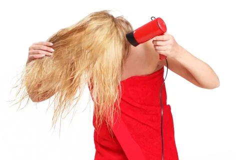 Hair Drying Stock Photos