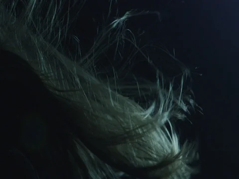 Hair flapping in the wind Video stock 75285240