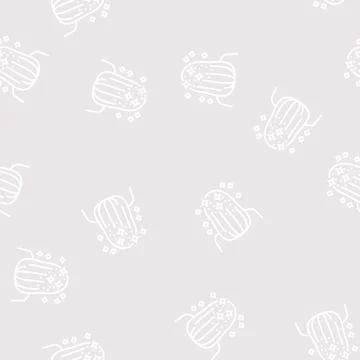 Hair glitter line seamless pattern イラスト素材