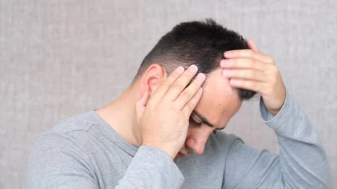 Hair loss problem Video stock 279942341