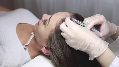 Hair mesotherapy Stock Footage 131153389