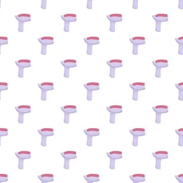Hair removal device pattern creating beauty and skincare background 库存插图