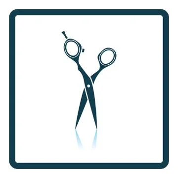 Hair scissors icon 库存插图