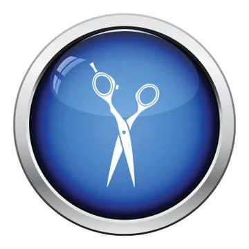 Hair scissors icon 库存插图