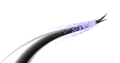 Hair split ends treatment 3d animation Stock Footage 232973884
