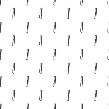 Hair straightener tool seamless pattern for beauty background 스톡 일러스트