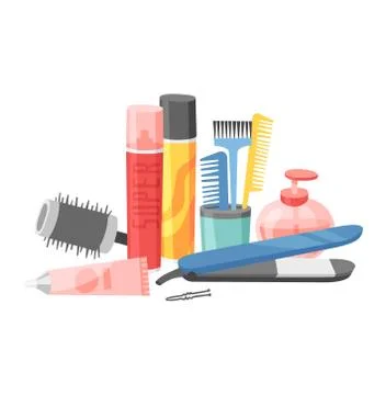 Hair style bottle vector Stock Illustration