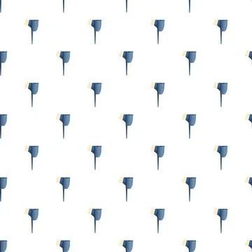 Hair tint brush seamless pattern background Stock Illustration