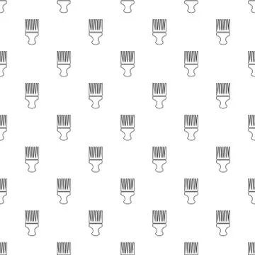 Haircut fix comb pattern vector seamless Illustrazione stock
