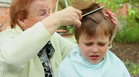 Haircut Stock Footage 10970823
