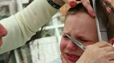 Haircut Stock Footage 10970841