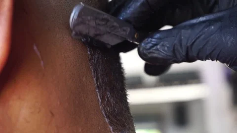 Haircut to young man Stock Footage 111234497
