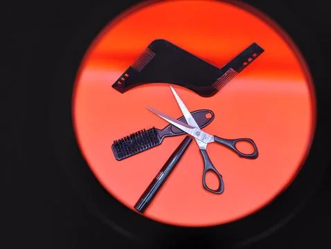 Haircutting tools Foto stock