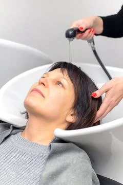 Hairdressing, work Stock Photos