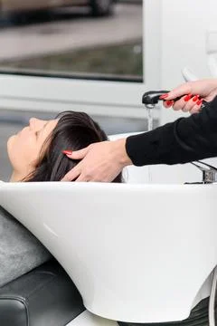 Hairdressing, work Stock Photos