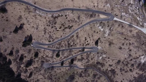 Hairpin Bends Video stock 250615506