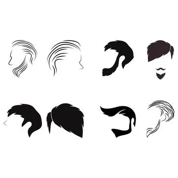 The hairs icon vector illustration Illustrazione stock