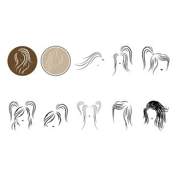 The hairs icon vector illustration Stock Illustration
