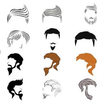 The hairs icon vector illustration Stock Illustration
