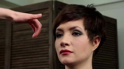 Hairstyle Stock Footage 35065361