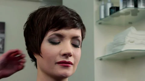 Hairstyle Stock Footage 35065407