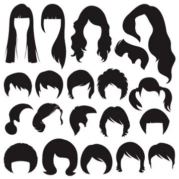 Hairstyle Stock Illustration