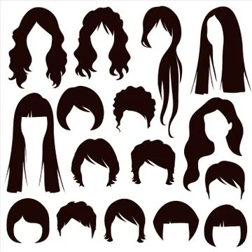 Hairstyle Stock Illustration