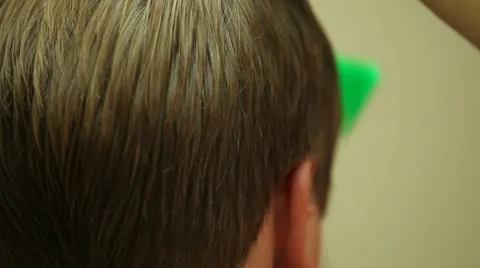 Hairstyle For Man Video stock 52637360