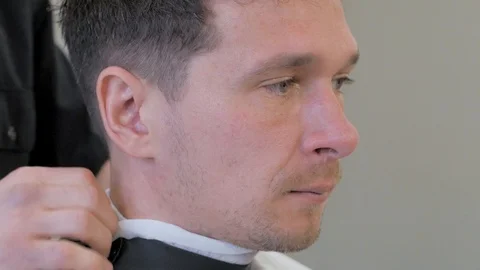 Hairstylist  at work Stock Footage 104876814