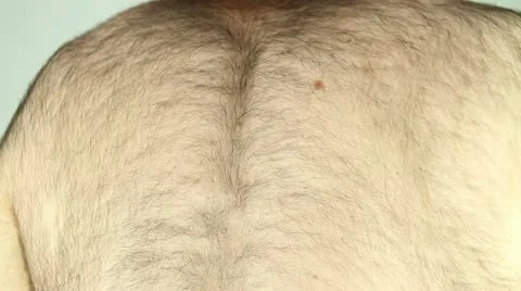 Hairy back Man 動画素材 11869483