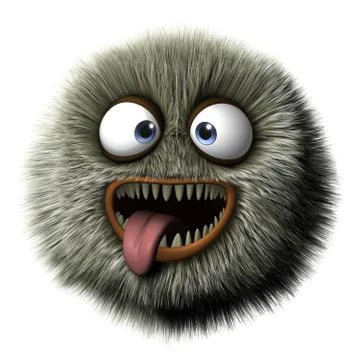 Hairy beast Stock-Illustration