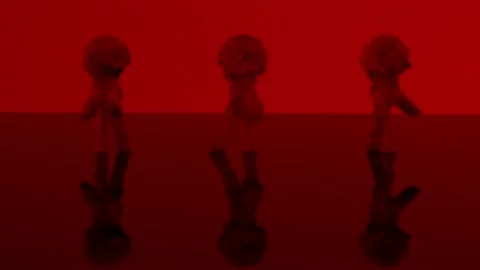 Hairy dwa red3A 動画素材 172199218