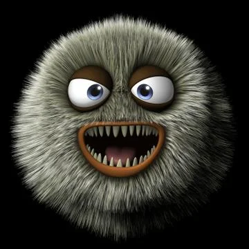 Hairy monster 스톡 일러스트