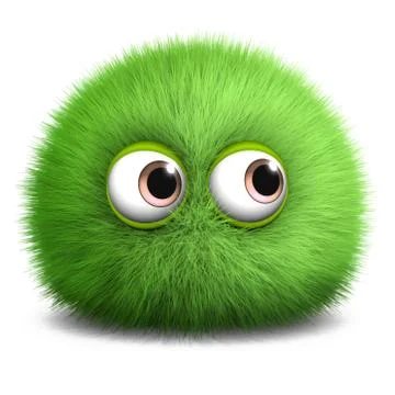 Hairy monster Иллюстрация