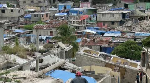 Haiti Destruction 6 Stock Footage