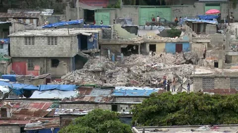 Haiti Destruction 8 Stock Footage
