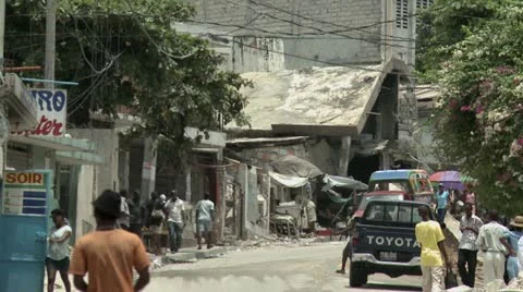 Haiti Destruction 9 Stock Footage 12670986