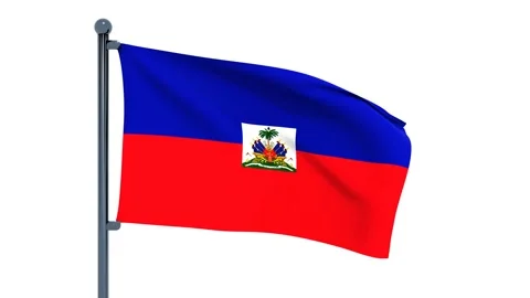 Haiti Flag Stock Footage 150198036
