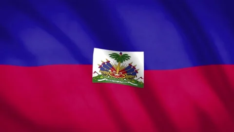 Haiti Flag  Video stock 188127863