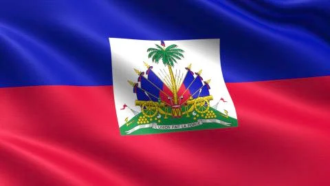 Haiti Flag Stockillustratie