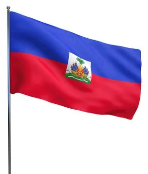 Haiti Flag Image Stock Illustration