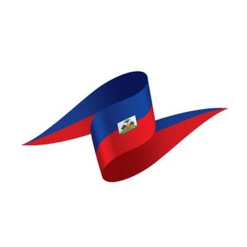 Haiti flag, vector illustration Stock Illustration