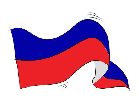 Haiti flag on white background in vector illustration Stock Illustration