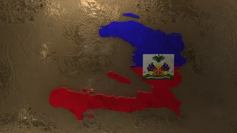 Haiti Map Stock Footage 277903558