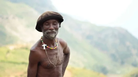 Haitian Farmer Stock Footage 83732575